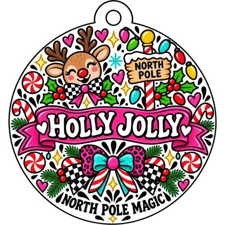 Christmas Car Freshie: Holly Jolly, North Pole Magic
