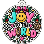 Christmas Car Freshie: Joy to the World