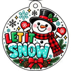 Christmas Car Freshie: Let It Snow