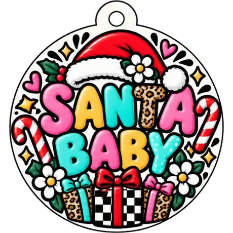 Christmas Car Freshie: Santa Baby