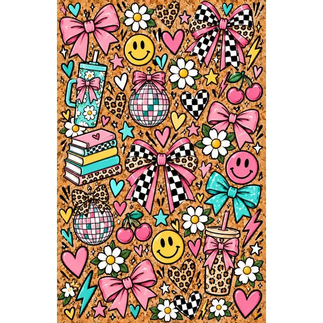 Corkboard: Everyday Doodles (cork look)