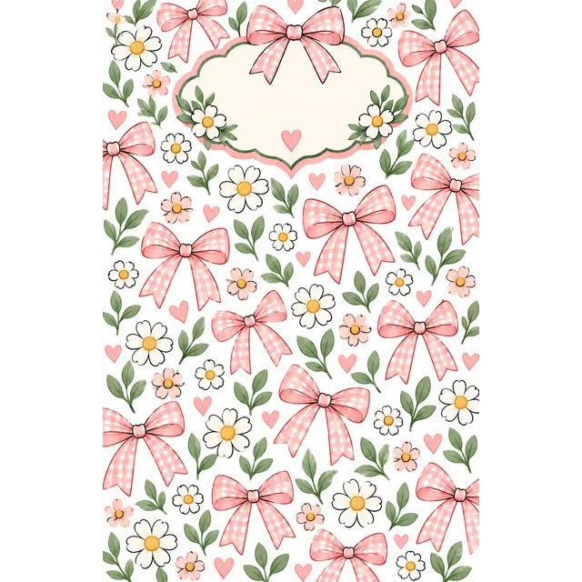 Corkboard: Soft Gingham Bow Teacher