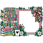 Desk Dry Erase Board: Teach, Inspire, Encourage, Motivate