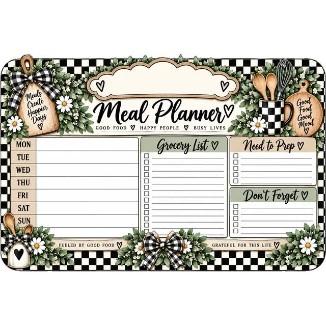 Dry Erase Command Center: Meal Planner
