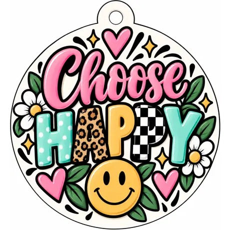Everyday Car Freshie: Choose Happy