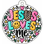Everyday Car Freshie: Jesus Loves Me