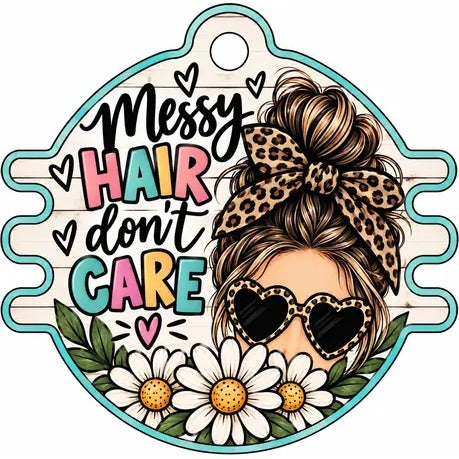 Everyday Hair Tie Holder: Messy Hair Don't Care