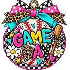 Game Day Car Freshie: Baseball Game Day (bat)