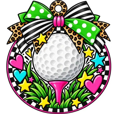 Game Day Car Freshie: Golf