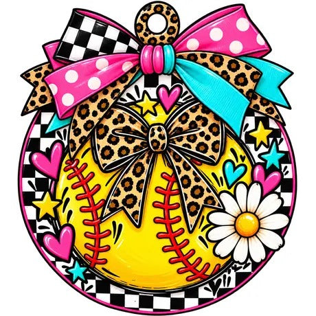 Game Day Car Freshie: Softball