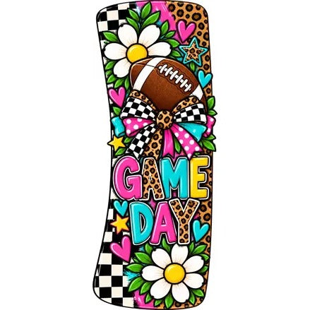 Game Day Hair Clip: Football Game Day