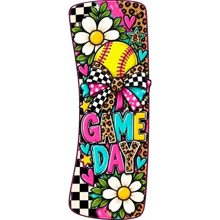 Game Day Hair Clip: Softball Game Day