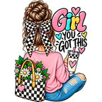 Inspirational Keychain: Girl You Got This