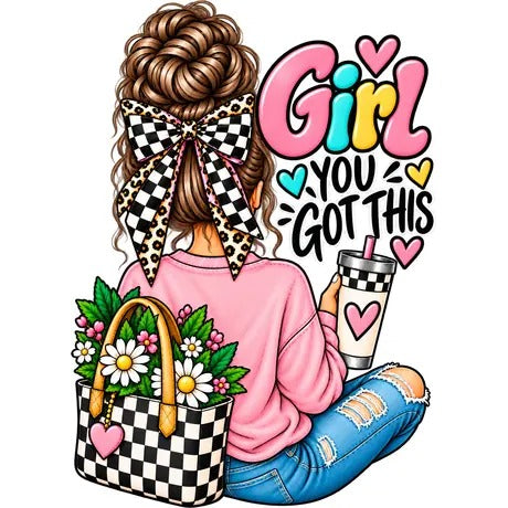 Inspirational Keychain: Girl You Got This