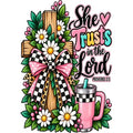 Inspirational Keychain: She Trusts in the Lord