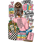 Inspirational Notebook: Choose Girl, You Absolutely Got This