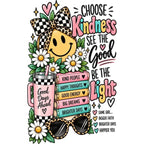 Inspirational Notebook: Choose Kindness, See the Good, Be the Light