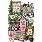 Inspirational Notebook: Make Today Amazing (checklist)