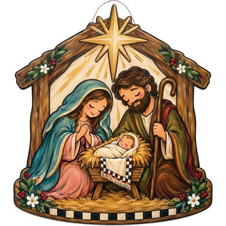 Nativity Door Hanger