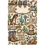 Nursery Corkboard: Vintage Little Cowboy