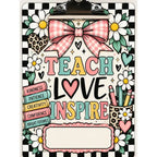 Personalized Clipboard: Teach, Love, Inspire