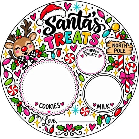 Personalized Santa's Treats Tray