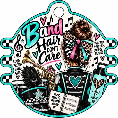 Sports Activities Hair Tie Holder: Band Hair Don't Care