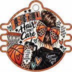 Sports Activities Hair Tie Holder: Basketball Hair Don't Care