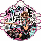 Sports Activities Hair Tie Holder: Gymnastics Hair Don't Care