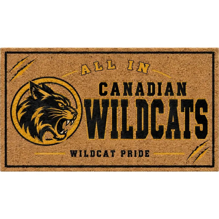 Team Spirit Doormat: All In Mascot Circle