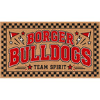 Team Spirit Doormat: Checkered Team Spirit