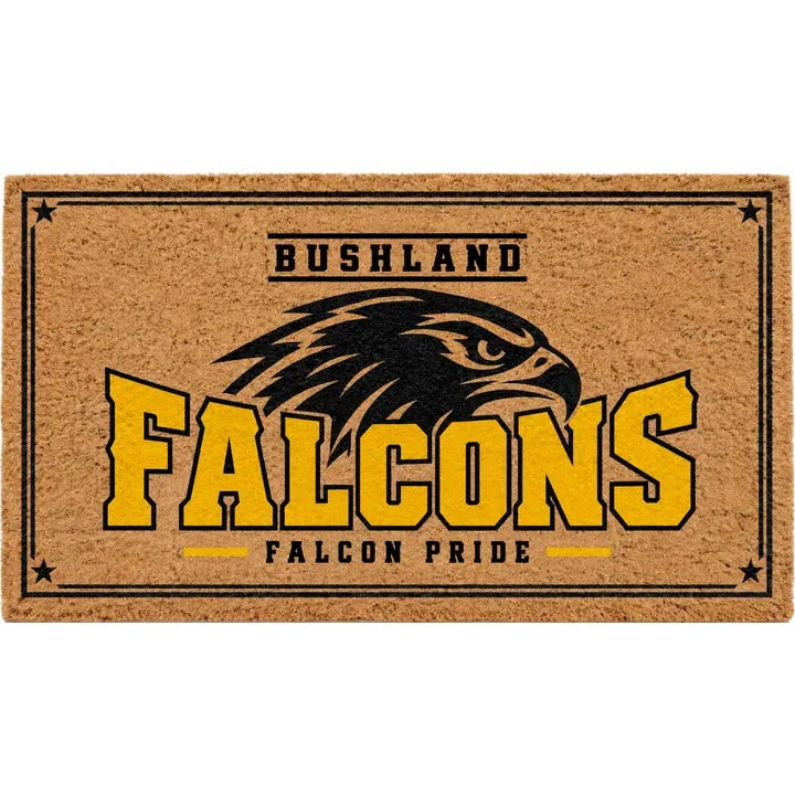 Team Spirit Doormat: Framed Mascot