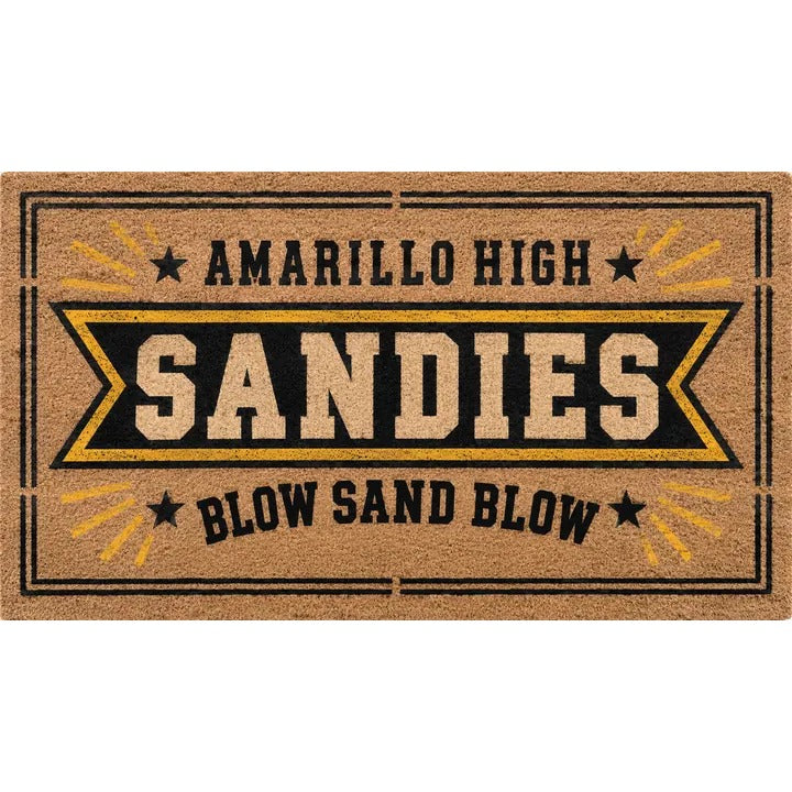 Team Spirit Doormat: Slogan Banner