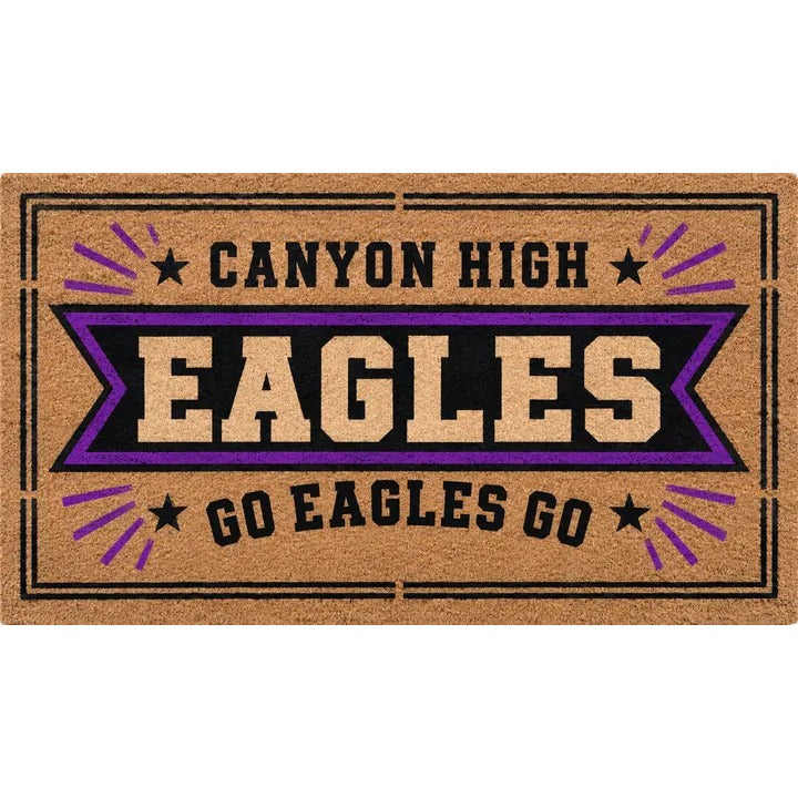 Team Spirit Doormat: Slogan Banner