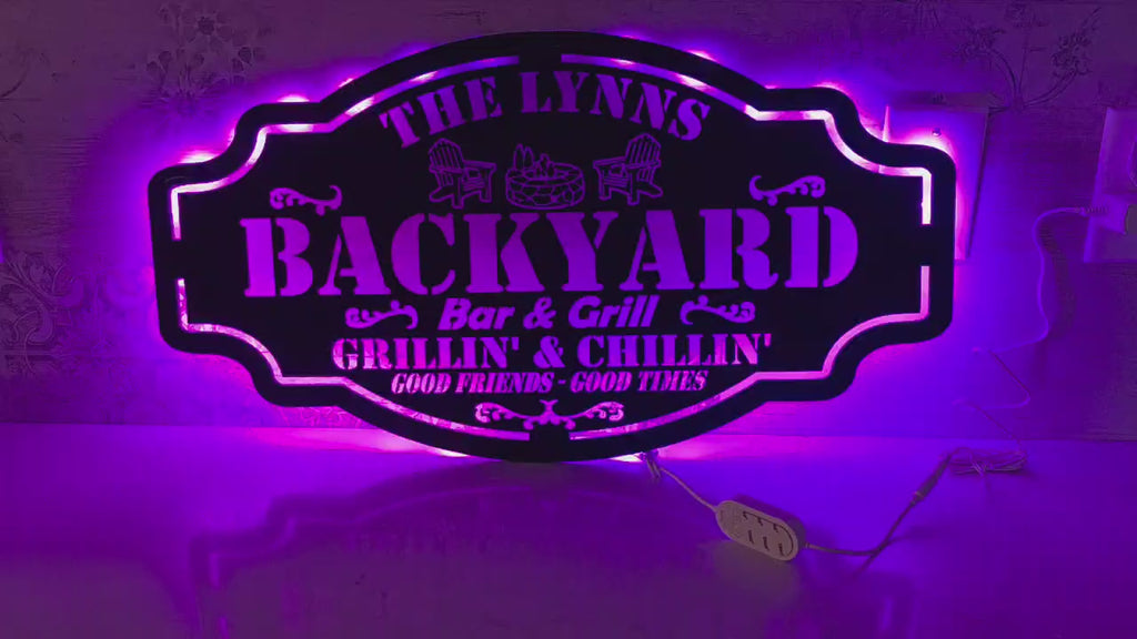 Backlit LED 3D Signs