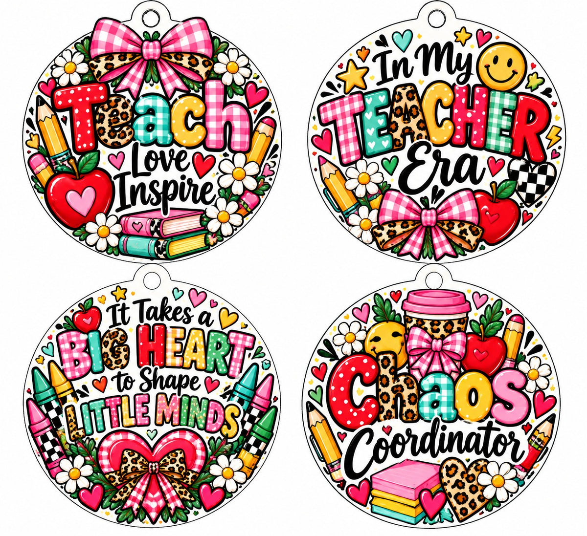 Teacher Car Freshie / Bag Tag