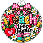 Teacher Car Freshie / Bag Tag