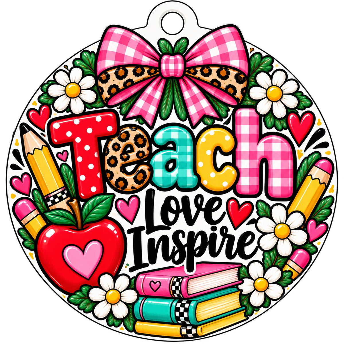 Teacher Car Freshie / Bag Tag