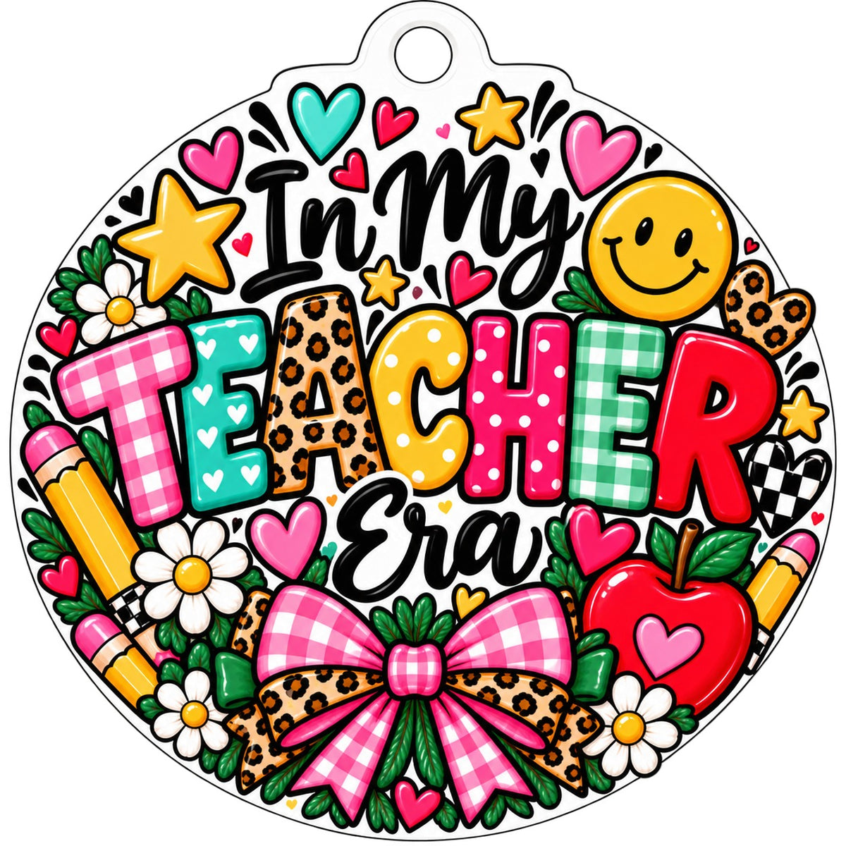 Teacher Car Freshie / Bag Tag