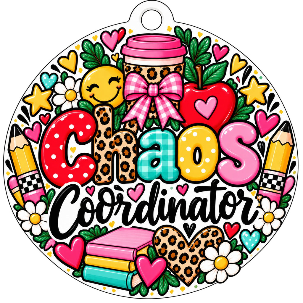 Teacher Car Freshie / Bag Tag