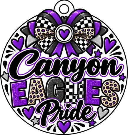 Canyon Eagles Pride team spirit freshie