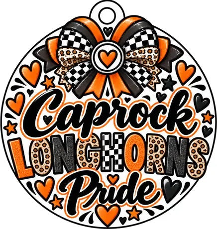 Caprock Longhorns Pride team spirit freshie