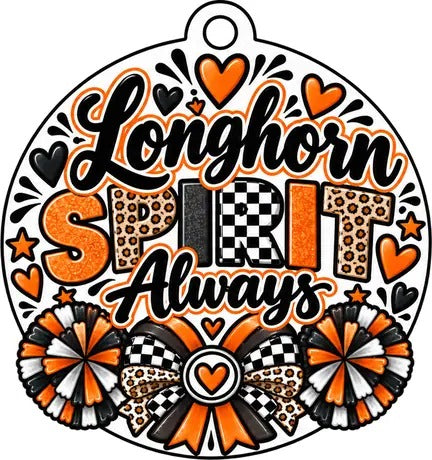 Caprock Longhorns Spirit Always team spirit freshie
