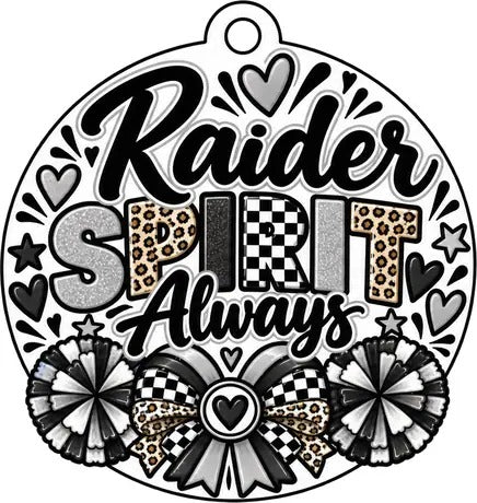 Randall Raiders Spirit Always team spirit freshie